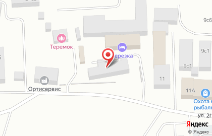 Березка на Индустриальной улице на карте
