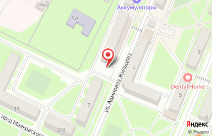 Магазин С грядки на улице Адмирала Жильцова на карте
