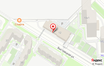 Супермаркет Да! на Быстрецкой улице на карте