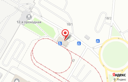Продуктовый магазин Удача в Ленинском районе на карте