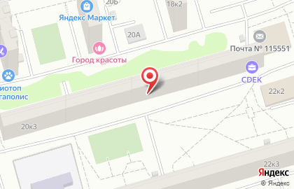 Московский центр переводов на Домодедовской улице на карте