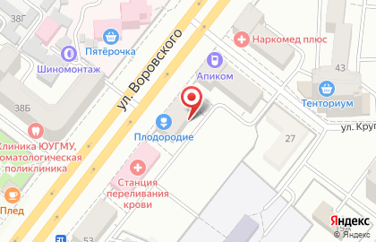 Плодородие в Челябинске на карте