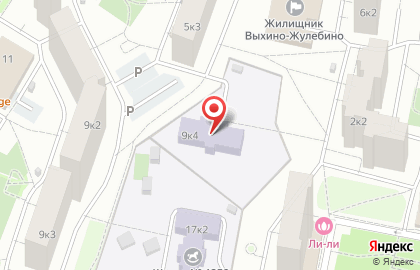Школа №1359 им. авиаконструктора М.Л. Миля в Москве на карте