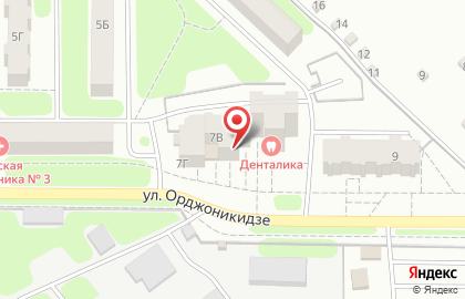 Магазин Стилиссимо на улице Орджоникидзе на карте