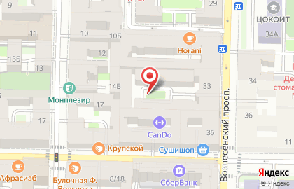 Успех на Вознесенском проспекте на карте