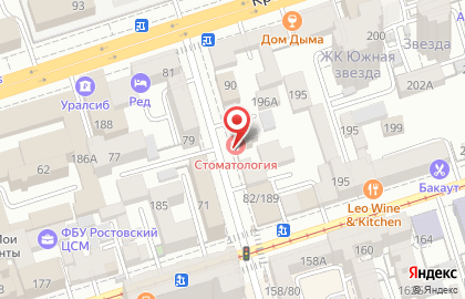 Стоматология на Чехова на проспекте Чехова на карте