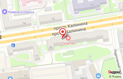 Салон стальных дверей Бульдорс на Калинина на карте