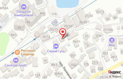 Квартал в Сочи на карте