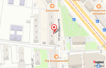 Аптека Больше, чем меньше на Житомирской улице на карте