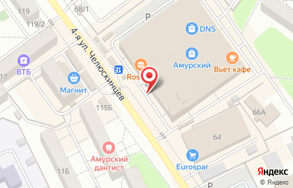 Рыбный мини-магазин РыбГородъ в ​ТК Амурский на карте