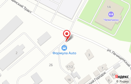 Автосервис на Печищинском тракте на карте