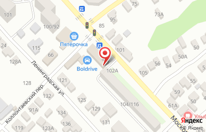 Злато на Московской улице на карте