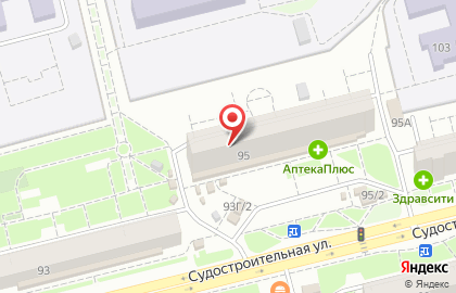 Салон сотовой связи Цифрамаркет на Судостроительной улице на карте