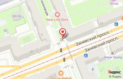 Продуктовый магазин в Санкт-Петербурге на карте