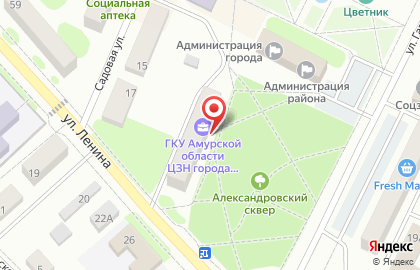 Центр занятости населения г. Белогорска на карте