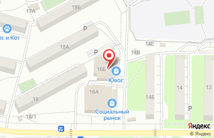 Ювос на карте