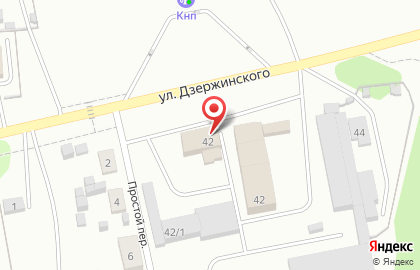 Магазин автоэмалей Жемчужина на улице Дзержинского на карте