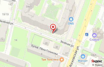 Аптека Невис на Большой Московской улице, 59 на карте