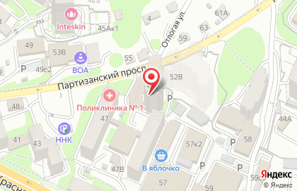 Торгово-сервисная компания на Партизанском проспекте на карте