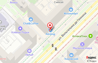 Салон шкафов-купе и кухонь Айленд в Екатеринбурге на карте