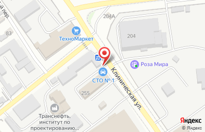 Продуктовый магазин Алма в Железнодорожном районе на карте