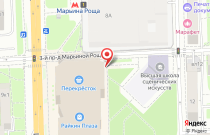 Автошкола Драйв в Москве на карте