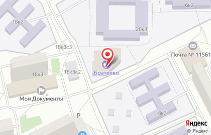 Детская школа плавания и водного поло Шторм на улице Борисовские Пруды на карте