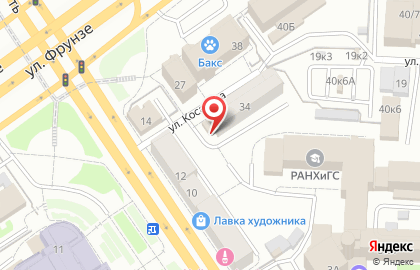 Всероссийское общество инвалидов Центрального административного округа г. Омска на карте