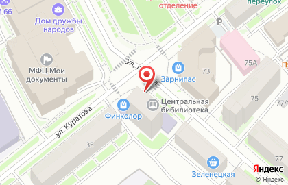 Централизованная библиотечная система на улице Ленина на карте