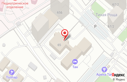 Акватерра на улице Рихарда Зорге на карте