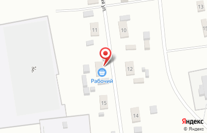 Магазин продуктов Рабочий на карте