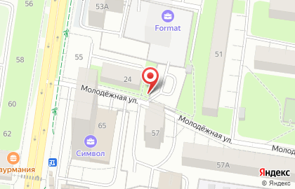 Автостоянка в Перми на карте