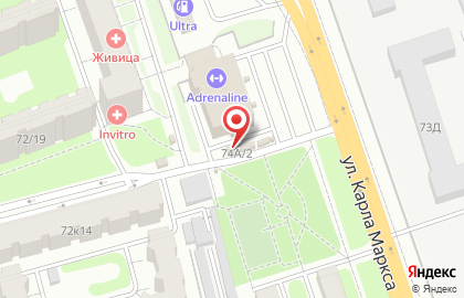 Шиномонтажная мастерская в Центральном районе на карте