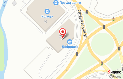 Гипермаркет Виват на шоссе Космонавтов на карте