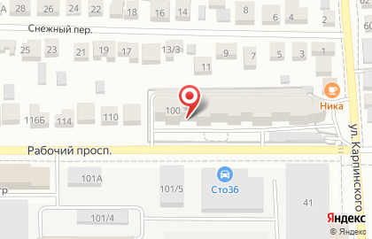 Торговый дом Подшипник Трейд в Коминтерновском районе на карте