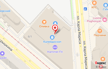 Салон кухонной мебели Кухни Рона на площади Карла Маркса на карте