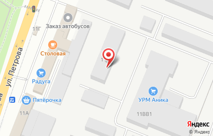 Мебельная компания Диналиси на улице Петрова на карте