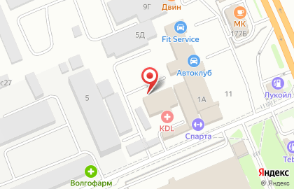 Торговая компания Каскад в Дзержинском районе на карте