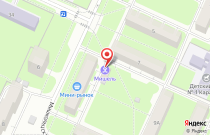 Парикмахерская Мишель в Вологде на карте