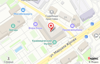 Пятерочка Универсам в Наро-Фоминске (ул Маршала Жукова Г.К.) на карте