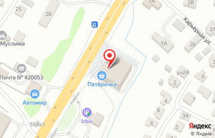 Арский кирпичный завод на Сибирском тракте на карте