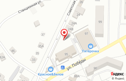 EХ на улице Победы на карте