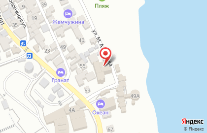 Гостиница Красный Бак на карте