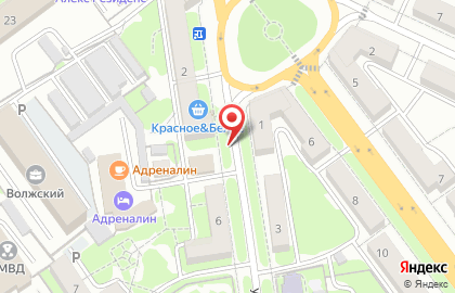 Радуга в Волжском на карте