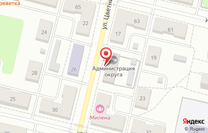 Администрация городского округа Ревда на улице Цветников на карте