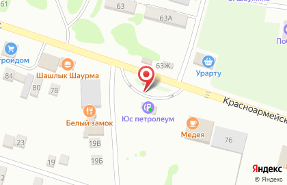 ЮС Петролеум на Красноармейской улице на карте