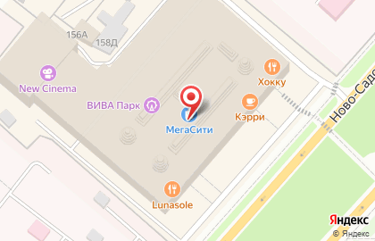 Терминал МТС банк на Ново-Садовой улице на карте