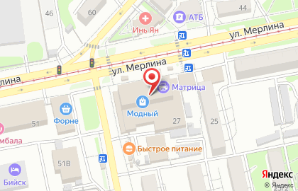 Мясной магазин в Барнауле на карте