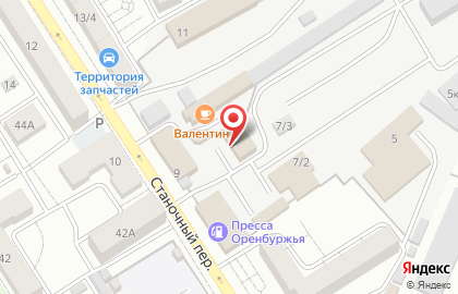 Автоснаб в Промышленном районе на карте