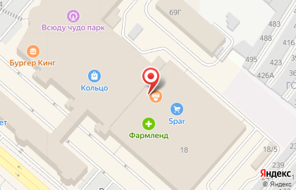 Магазин Галямовские деликатесы в Советском районе на карте